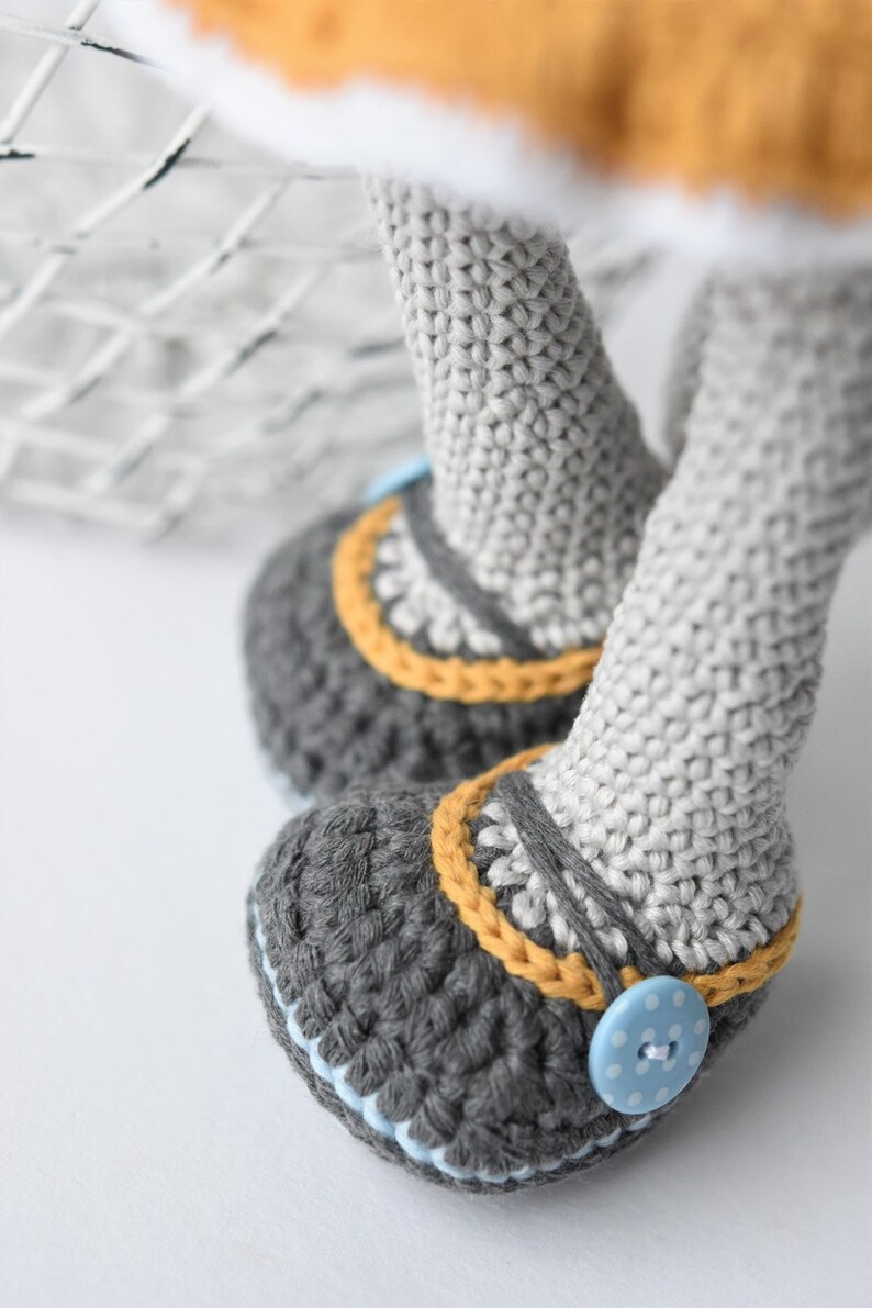 Amigurumi cat pattern Hilda the Ragamuffin crochet cat toy, printable pdf, tutorial, DIY image 7