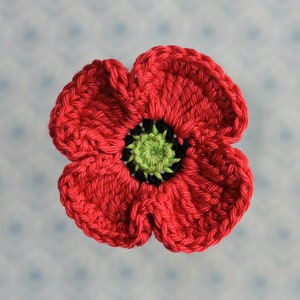 Crochet pattern Field flowers cornflower, poppy, daisy printable pdf, tutorial, DIY image 4