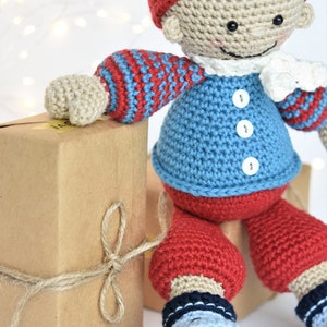 PATTERN Jester the Christmas gnome crochet pattern, amigurumi pattern, crochet doll, christmas gifts, DIY, 3 languages image 9