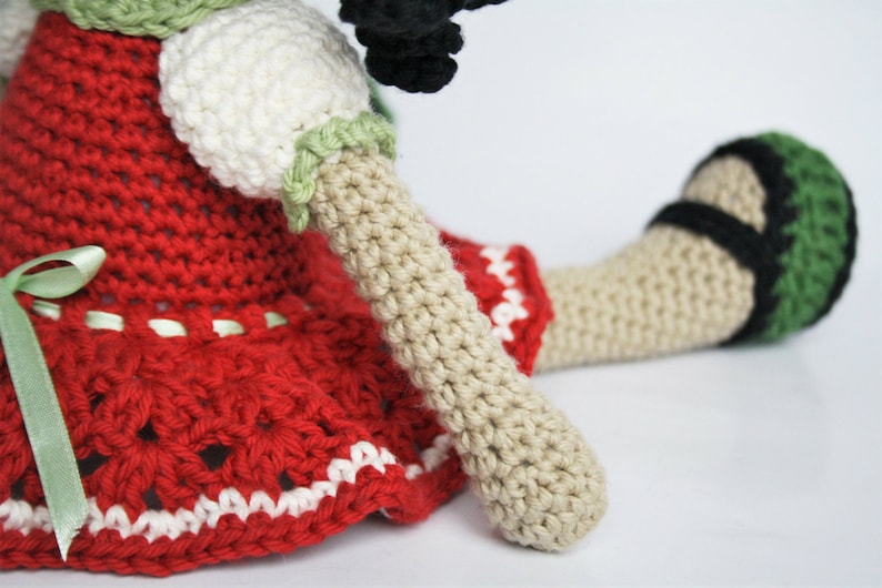 Anita amigurumi crochet doll pattern, PDF, downloadable, printable, tutorial, recipe image 7