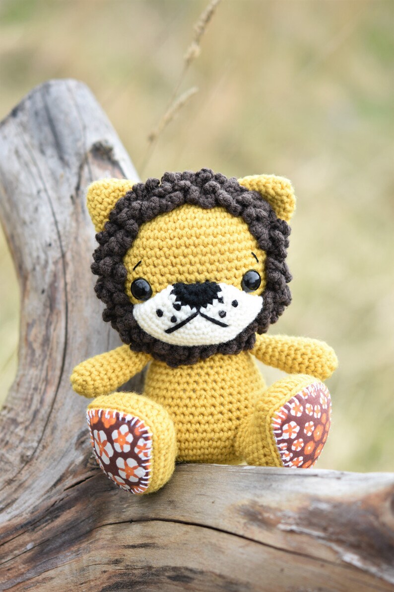 Amigurumi Lion Pattern Luca the Lion Crochet Tutorial Etsy