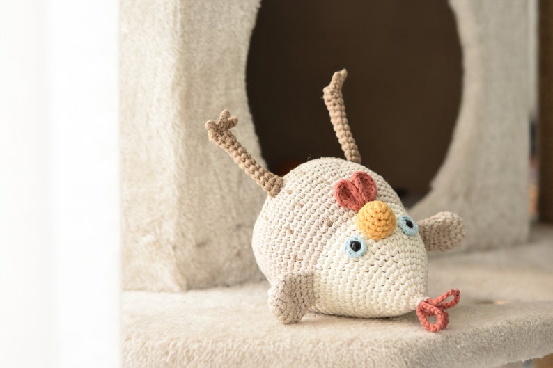 Patron de poule amigurumi Poule stupide tuto crochet, pdf imprimable, DIY image 8