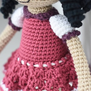 Anita amigurumi crochet doll pattern, PDF, downloadable, printable, tutorial, recipe image 3