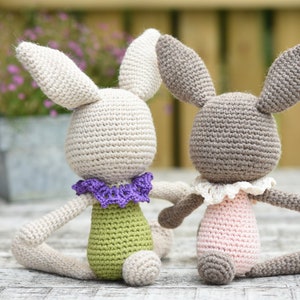 PATTERN Lace collar bunny crochet pattern, amigurumi pattern, bunny pattern, amigurumi bunny, crochet bunny, DIY image 6