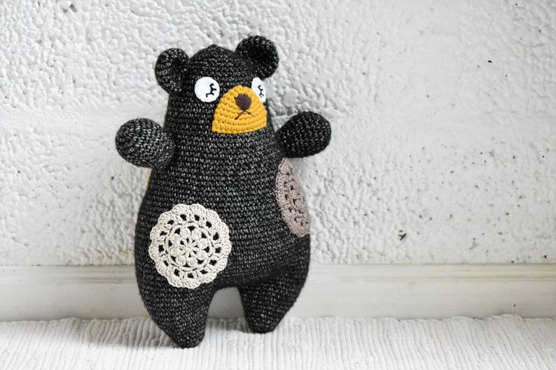 PATTERN Pillow bear crochet pattern, amigurumi pattern, teddy bear, printable pdf, DIY image 2