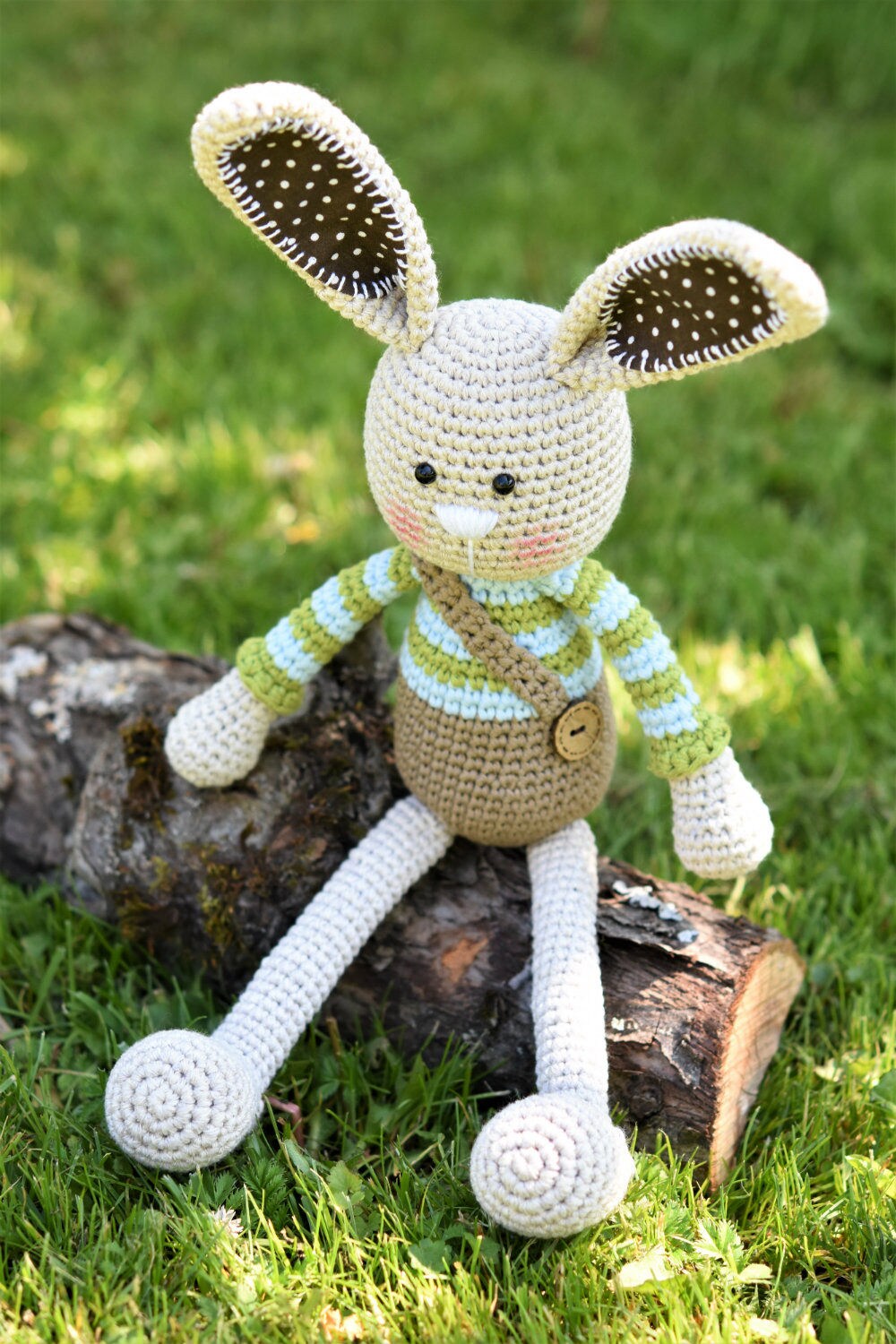 PATTERN - Long-ear Rabbit - Crochet Pattern, Amigurumi Pattern, Bunny ...