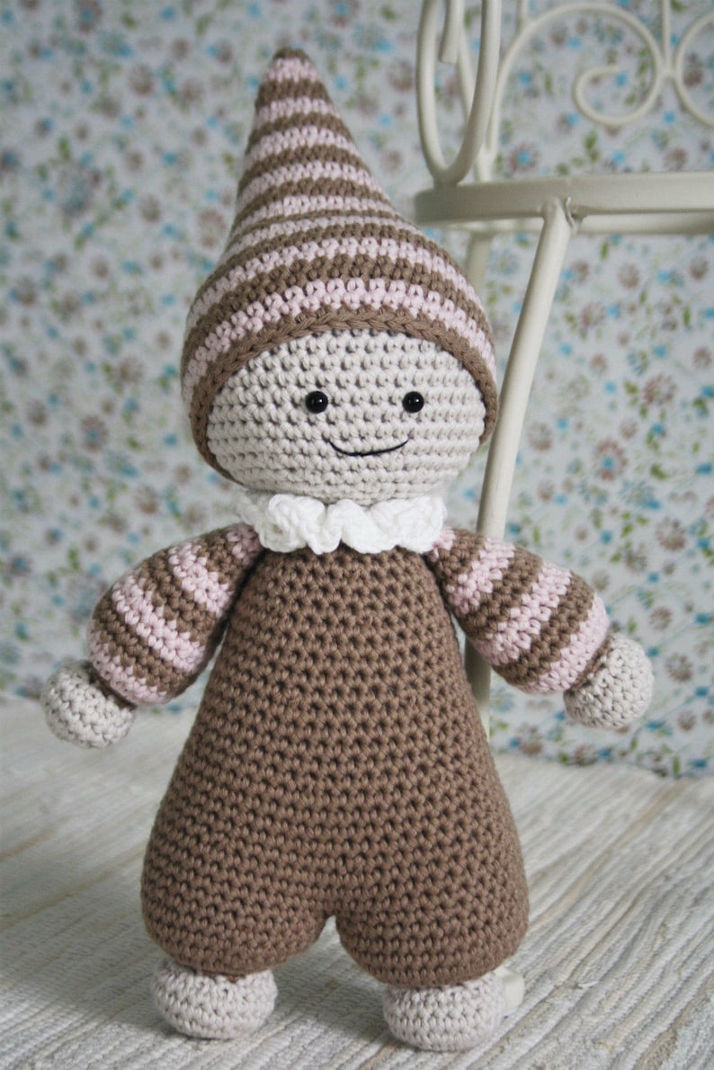 PATTERN Cuddly-baby amigurumi pattern, crochet pattern, doll pattern, amigurumi baby doll, crochet dolls, DIY, 5 languages image 5