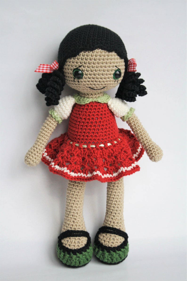 Anita amigurumi crochet doll pattern, PDF, downloadable, printable, tutorial, recipe image 6