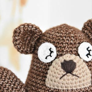 PATTERN Pillow bear crochet pattern, amigurumi pattern, teddy bear, printable pdf, DIY image 4