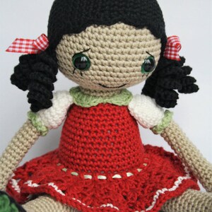 Anita patron de poupée au crochet amigurumi, PDF, téléchargeable, imprimable, tutoriel, recette image 8