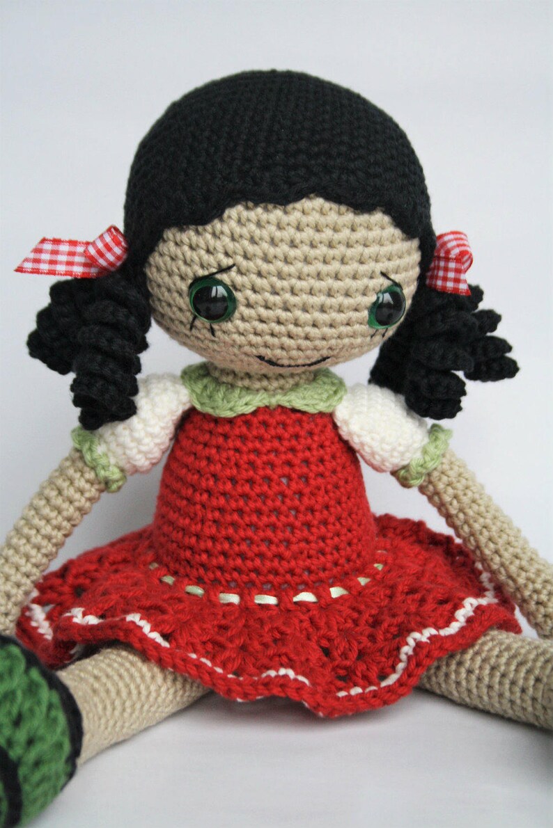 Anita patron de poupée au crochet amigurumi, PDF, téléchargeable, imprimable, tutoriel, recette image 8