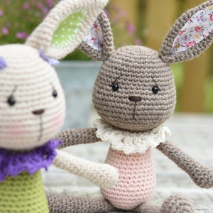 PATTERN Lace collar bunny crochet pattern, amigurumi pattern, bunny pattern, amigurumi bunny, crochet bunny, DIY image 5