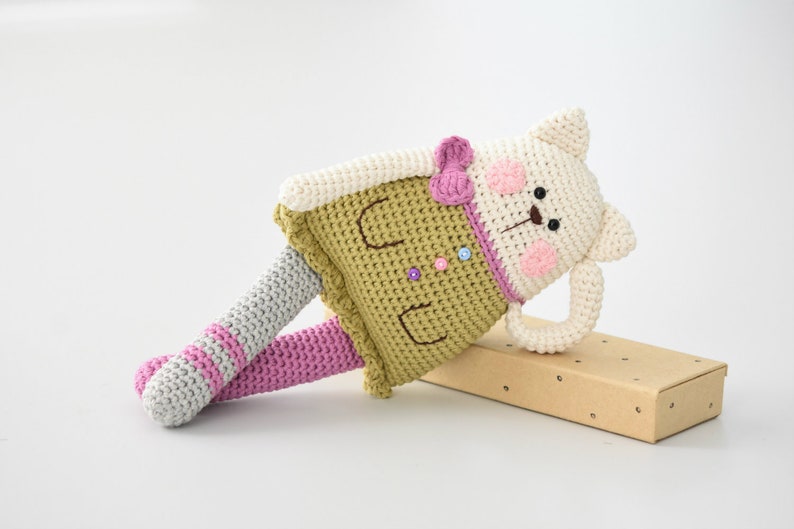 MUSTER Stoffpuppenkatze Amigurumi-Anleitung, Häkelanleitung, Häkelkatze, DIY, 5 Sprachen Bild 2