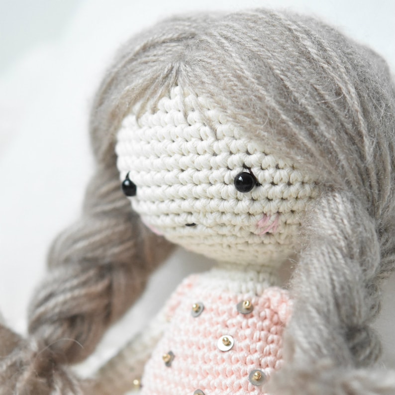 Amigurumi angel doll pattern Little angel doll crochet toys, printable pdf, tutorial, DIY image 5