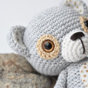 Amigurumi pattern bear Treasure the Teddy classical one piece, printable pdf, crochet tutorial, DIY image 4