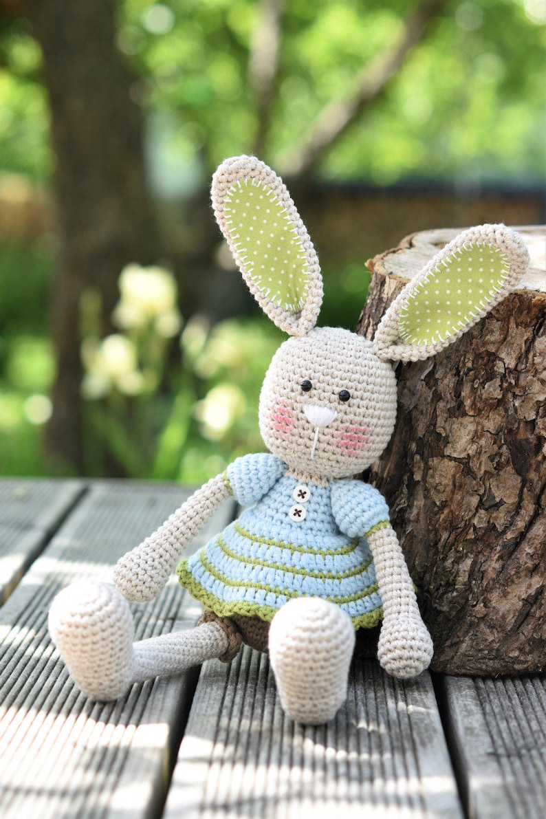 Amigurumi pattern  Frilly-pants Bunny  crochet bunny pattern image 1