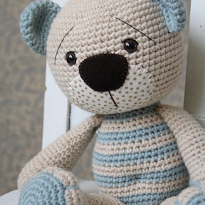 PATTERN Tummy Teddy crochet pattern, amigurumi pattern, teddy bear pattern, crochet teddy bear, amigurumi teddy bear, DIY, 5 languages image 6