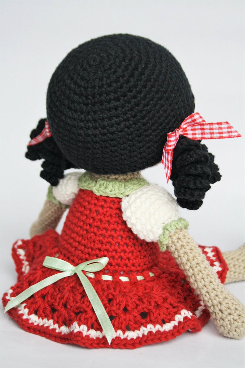 Anita amigurumi crochet doll pattern, PDF, downloadable, printable, tutorial, recipe image 9