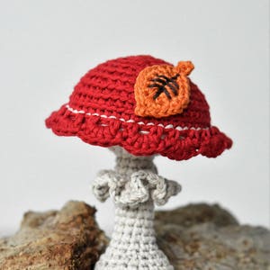 PATTERN Mushroom rattle amigurumi crochet pattern, downloadable pdf, baby gift, DIY image 6