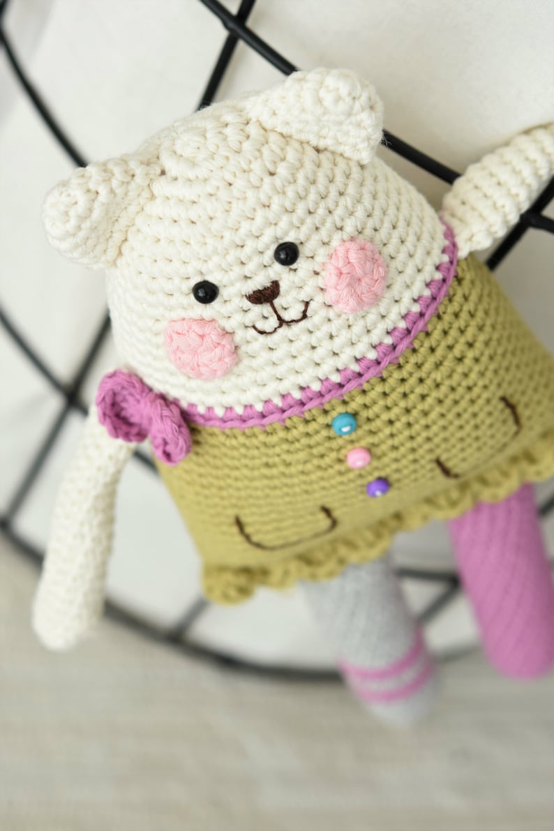 MUSTER Stoffpuppenkatze Amigurumi-Anleitung, Häkelanleitung, Häkelkatze, DIY, 5 Sprachen Bild 6