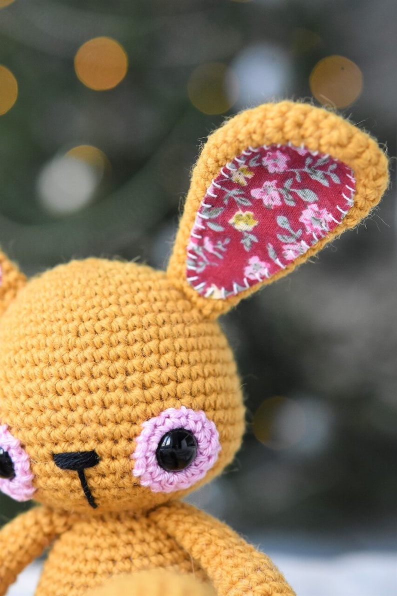 Amigurumi bunny pattern Sweet Childhood Bunny printable pdf, crochet tutorial, DIY image 6