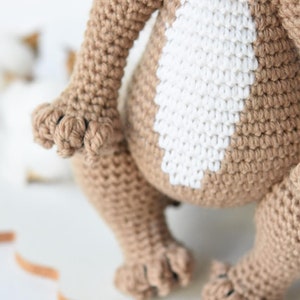 Bulldog Francés Amigurumi patrón pug crochet, pdf imprimible, tutorial, DIY imagen 8