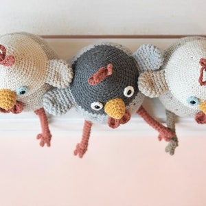 Patron de poule amigurumi Poule stupide tuto crochet, pdf imprimable, DIY image 9