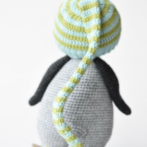 PATTERN Pompom hat penguin amigurumi pattern, crochet pattern, penguin pattern, DIY, 5 languages image 4