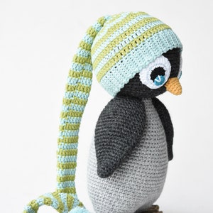 PATTERN Pompom hat penguin amigurumi pattern, crochet pattern, penguin pattern, DIY, 5 languages image 5