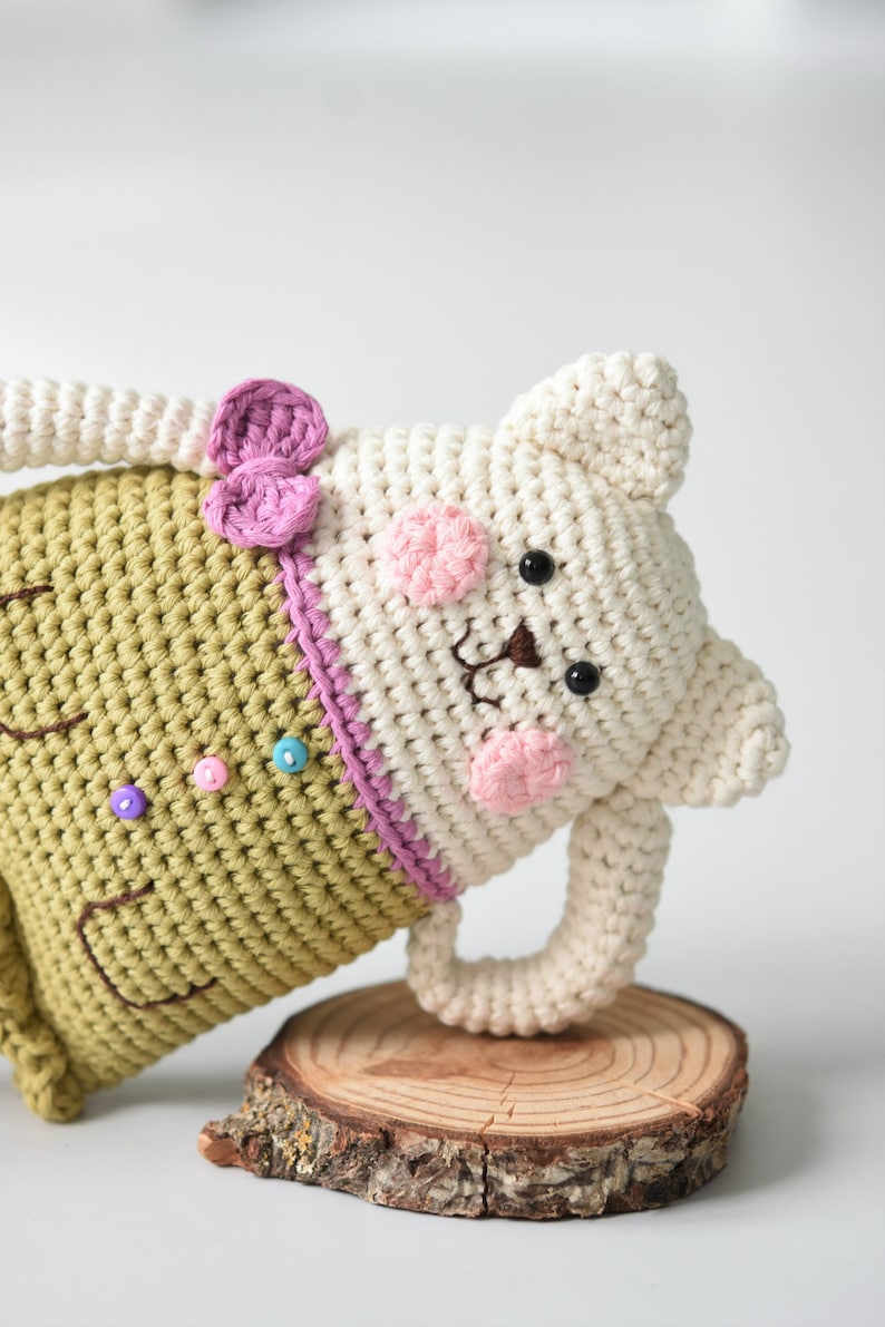 MUSTER Stoffpuppenkatze Amigurumi-Anleitung, Häkelanleitung, Häkelkatze, DIY, 5 Sprachen Bild 4