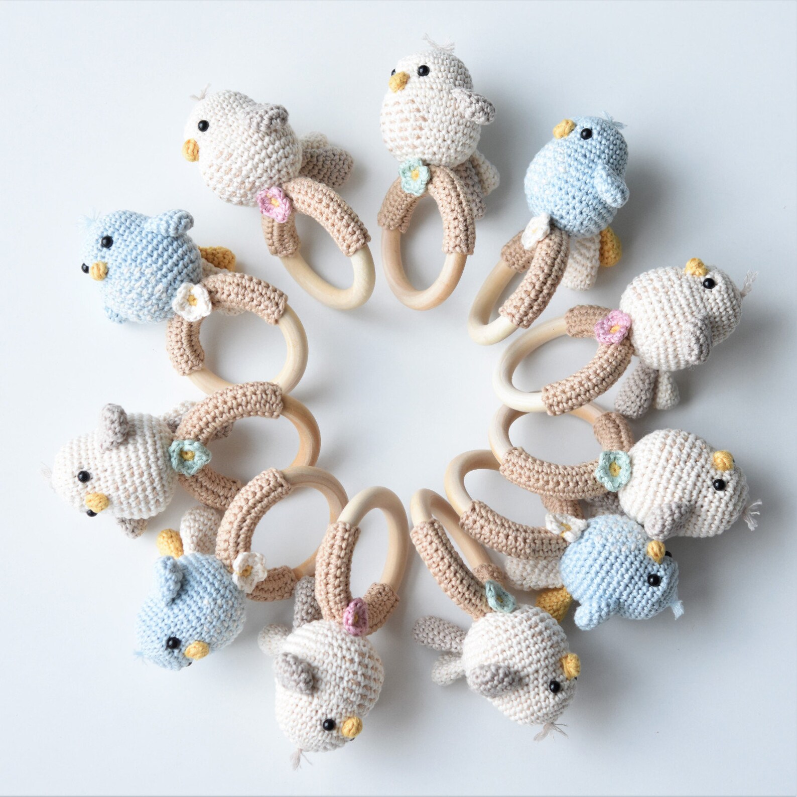 PATTERN Amigurumi Bird Rattle Amigurumi Pattern Crochet | Etsy