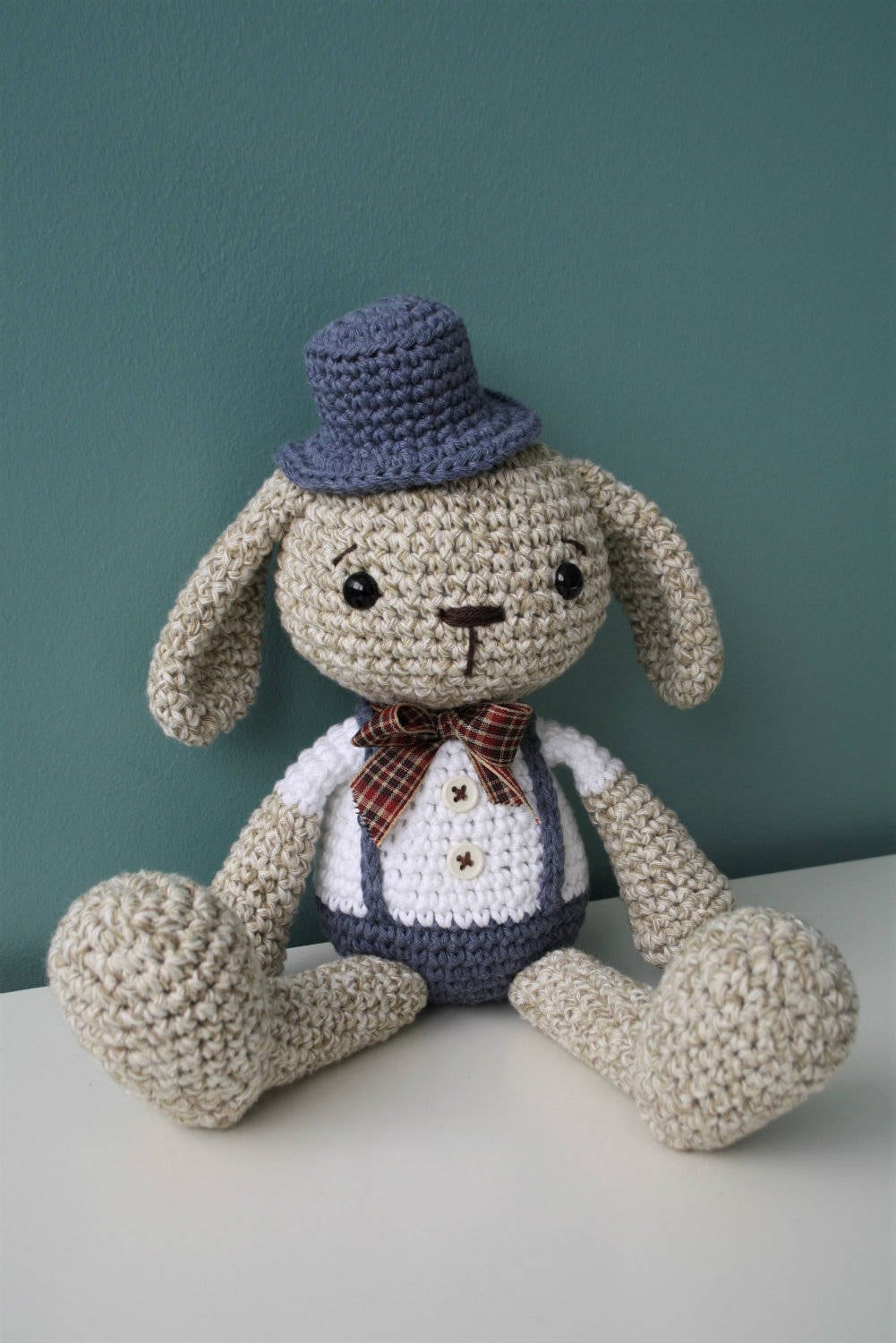 Crochet Boy Rabbit Pattern Amigurumi Boy Bunny, Crochet Pattern - Mister Bunny - Printable Pdf ...