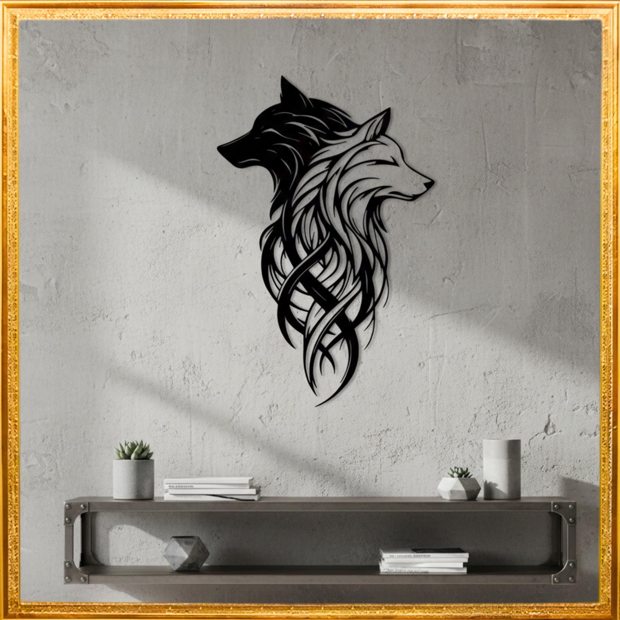 Toppa Ricamata Lupo 70x70mm - Salva Il Lupo, Decorazione
