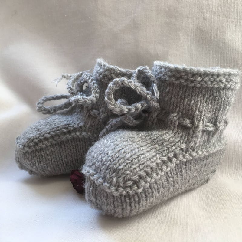 Hand Knit Baby Shoes - Etsy