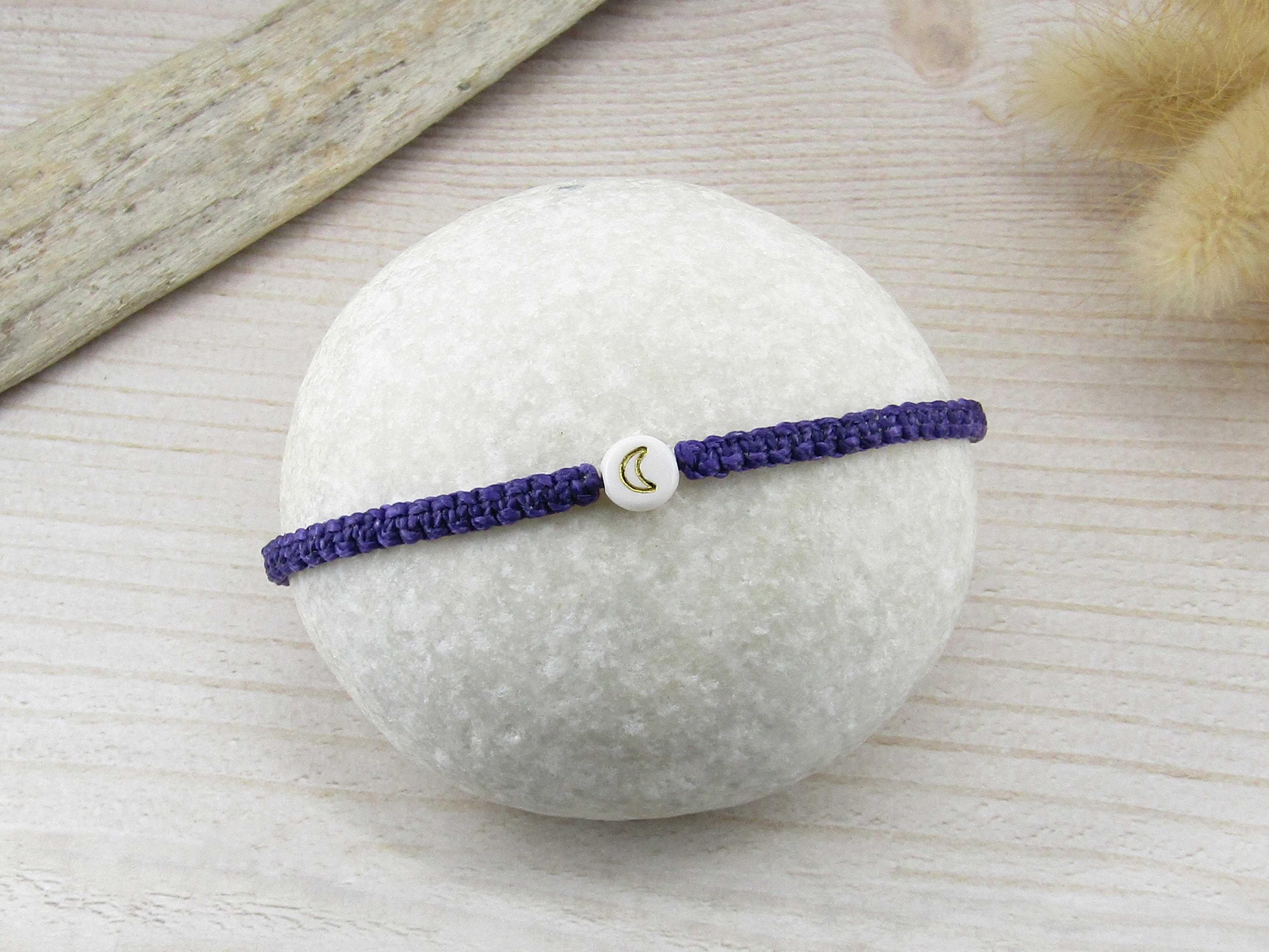Adjustable Gold Moon or Star Bracelet, Customizable Minimalist
