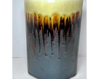 Andrea by Sadek Stoneware Drip Arch Vase 7.5"