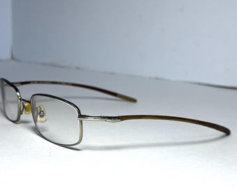 Nike Rectangular Lenses Flexon 4083 718 52-19-145 Brown With Hard Case