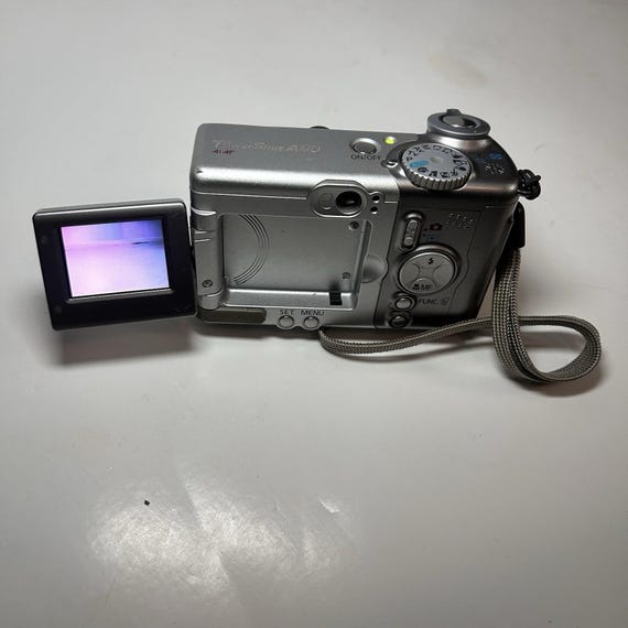 CANON Powershot A80 Digital Camera, Silver, 4.0MP, Screen Not