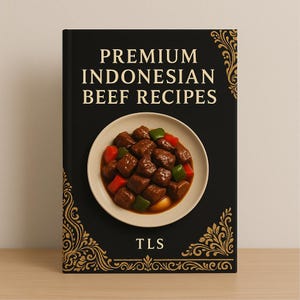 E-book com receitas fáceis de carne bovina indonésia (PDF) | Culinária caseira asiática autêntica