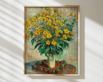 Artisjok van Jeruzalem – Claude Monet | Museumkunstdruk · Matte gicléemuurkunst