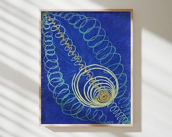 Oorspronkelijke chaos, nr. 16 – Hilma af Klint | Museumkunstdruk · Matte gicléemuurkunst