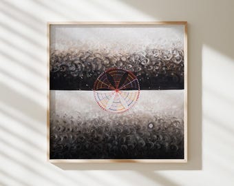 De zwaan, nr. 10 – Hilma af Klint | Museumkunstdruk · Matte gicléemuurkunst