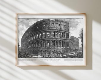 Het Colosseum – Giovanni Battista Piranesi | Kunstdruk Romeinse architectuur · Matte gicléemuurkunst