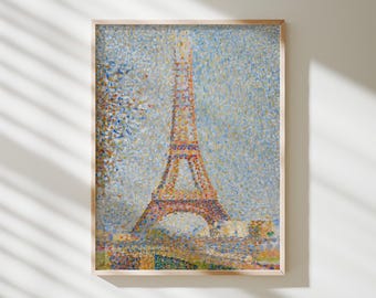 De Eiffeltoren – Georges Seurat | Museumkunstdruk · Matte gicléemuurkunst
