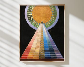 Altaarstuk nr. 1 – Hilma af Klint | Museumkunstdruk · Matte gicléemuurkunst