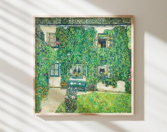 Boswachtershuis in Weissenbach II – Gustav Klimt | Museumkunstdruk · Matte gicléemuurkunst