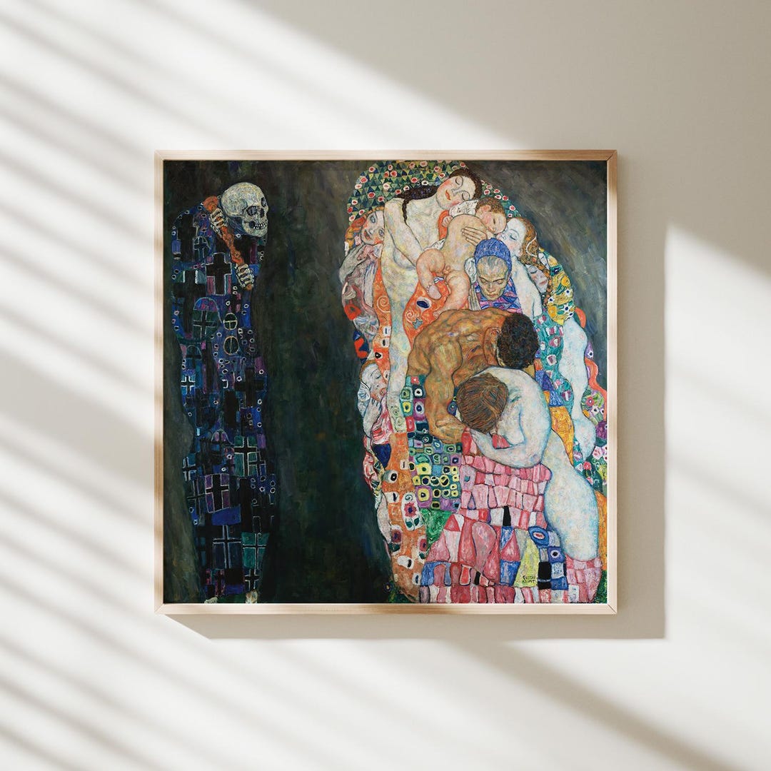 Death and Life – Gustav Klimt | Museum Art Print · Matte Giclée Wall ...