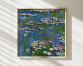 Waterlelies of nimfen – Claude Monet | Museumkunstdruk · Matte gicléemuurkunst