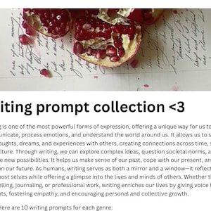 Writing Prompt Collection