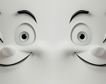 Cartoon Face 3D Mug Wrap Bundle